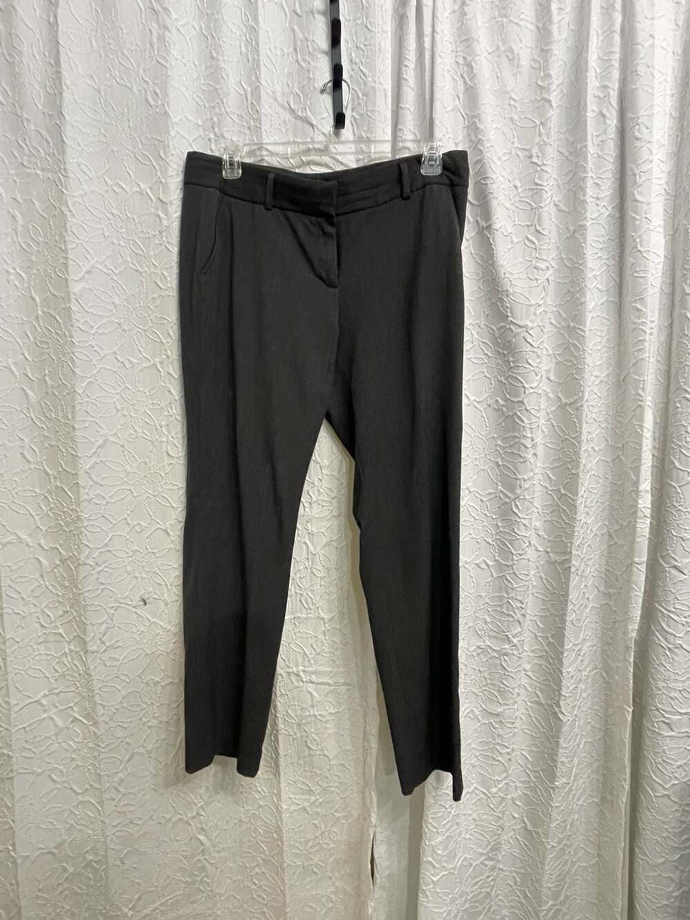 Michael Kors Dress Pants Size 14 Gray Ankle Work Slacks Business Casual